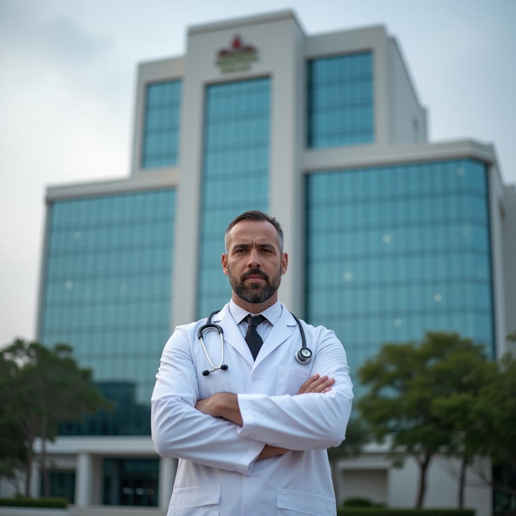 Equipe médica da clínica