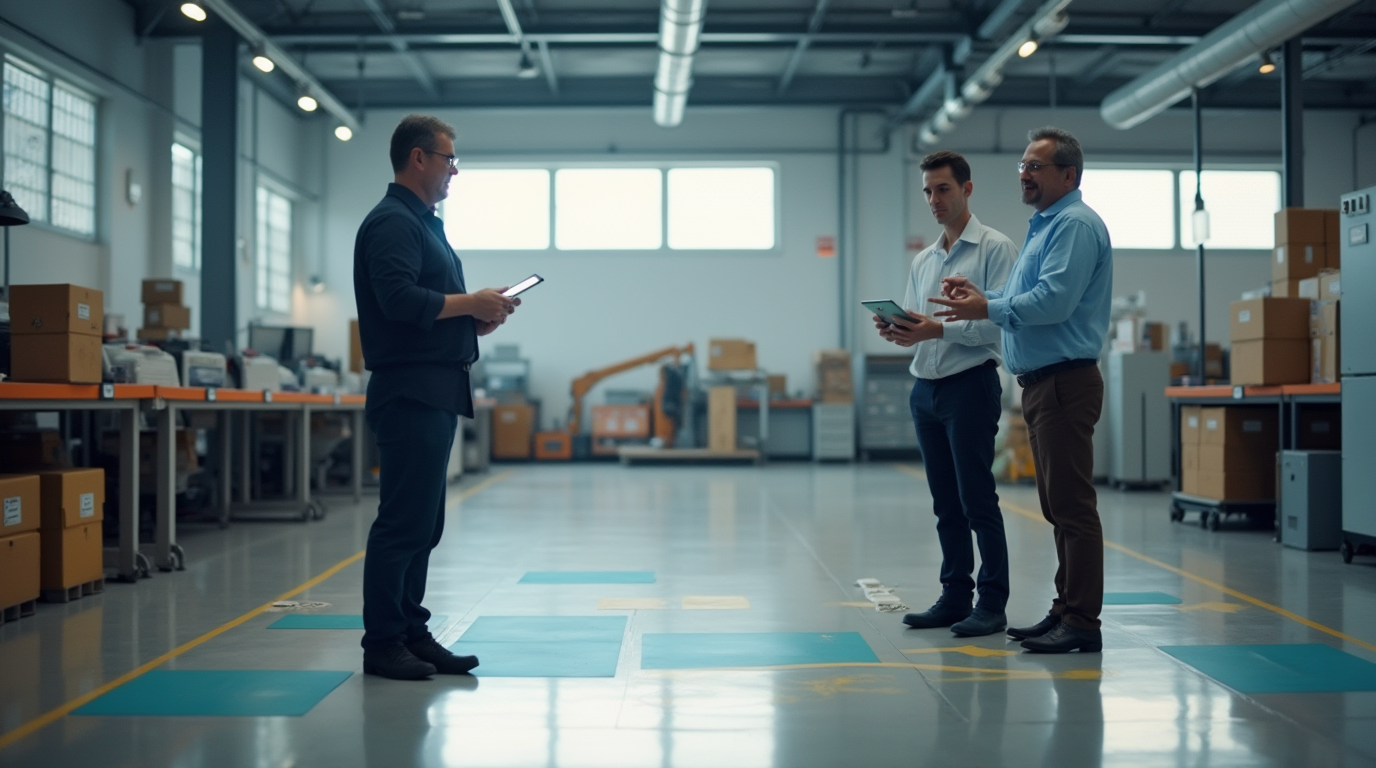 Mapeamento de Zonas de Movimentação no Posto de Trabalho