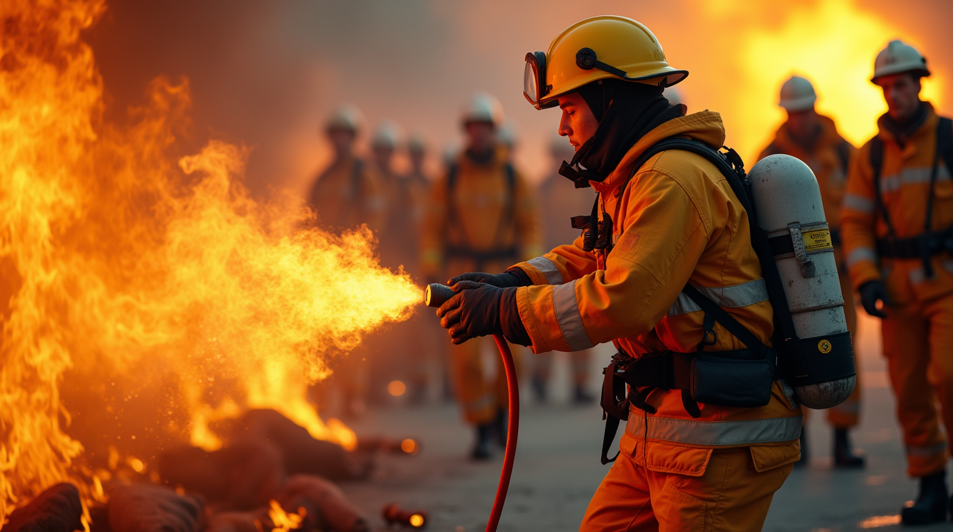 Treinamento Prático de Combate a Incêndio